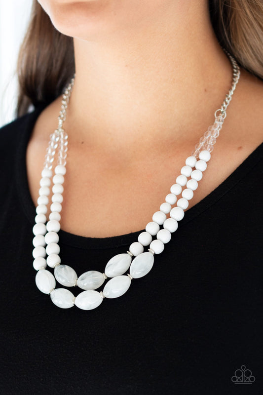 Paparazzi Sundae Shoppe - White Necklace