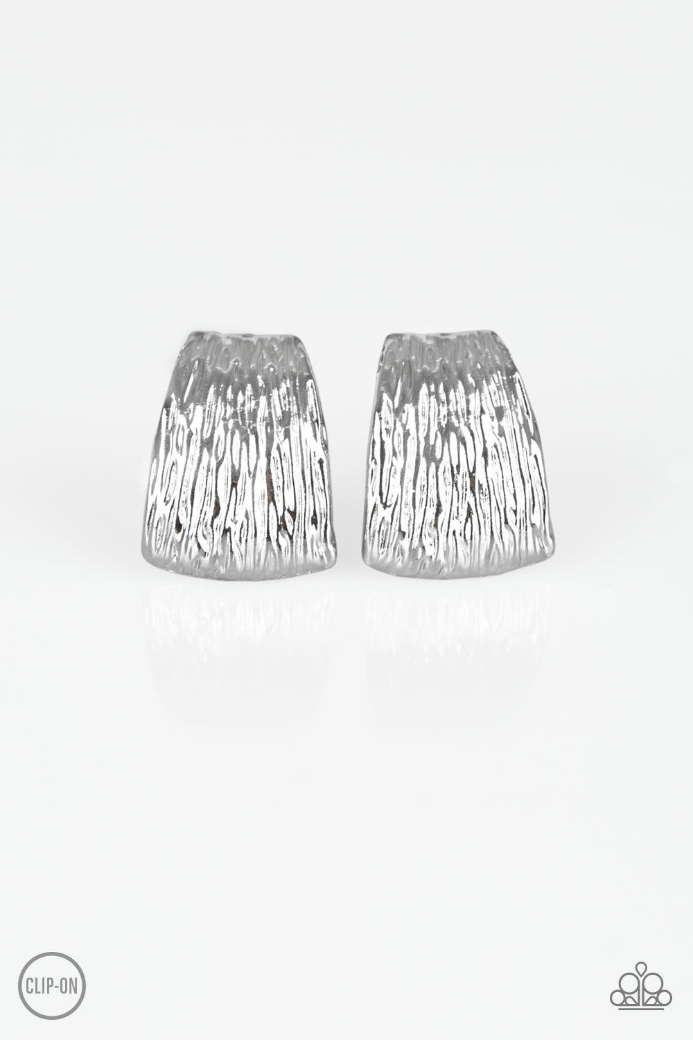 Paparazzi Superstar Shimmer - Silver Earrings