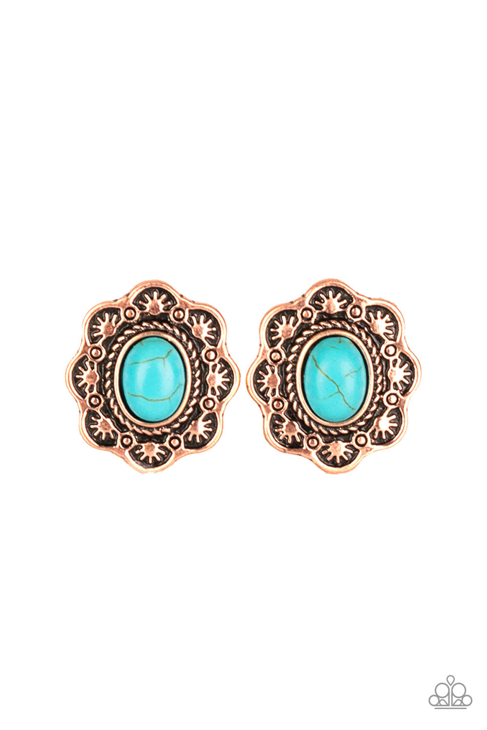 Paparazzi Springtime Deserts - Copper Earring