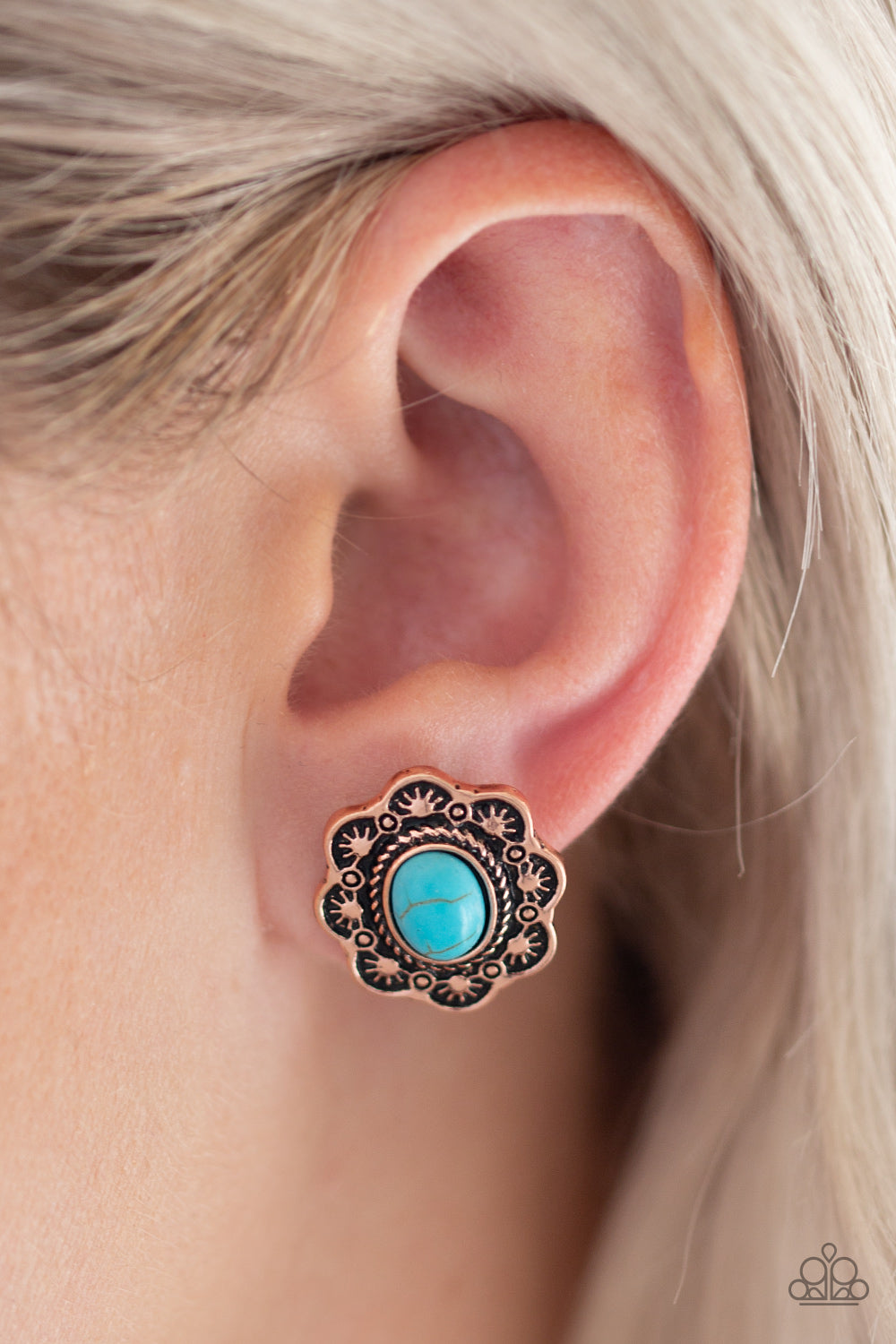 Paparazzi Springtime Deserts - Copper Earring