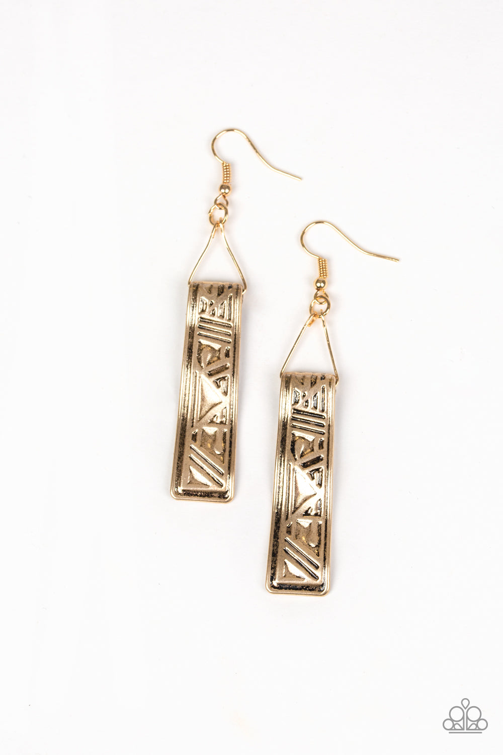 Paparazzi Ancient Artifacts - Gold Earring