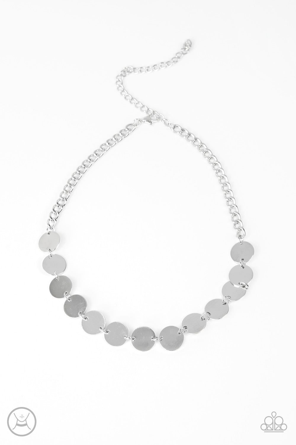 Paparazzi Faster Than SPOTLIGHT - Silver Necklace