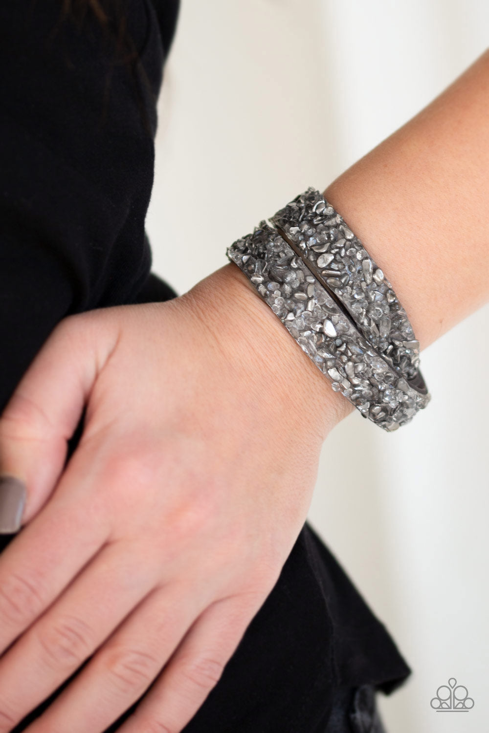 Paparazzi CRUSH Hour - Silver Bracelet