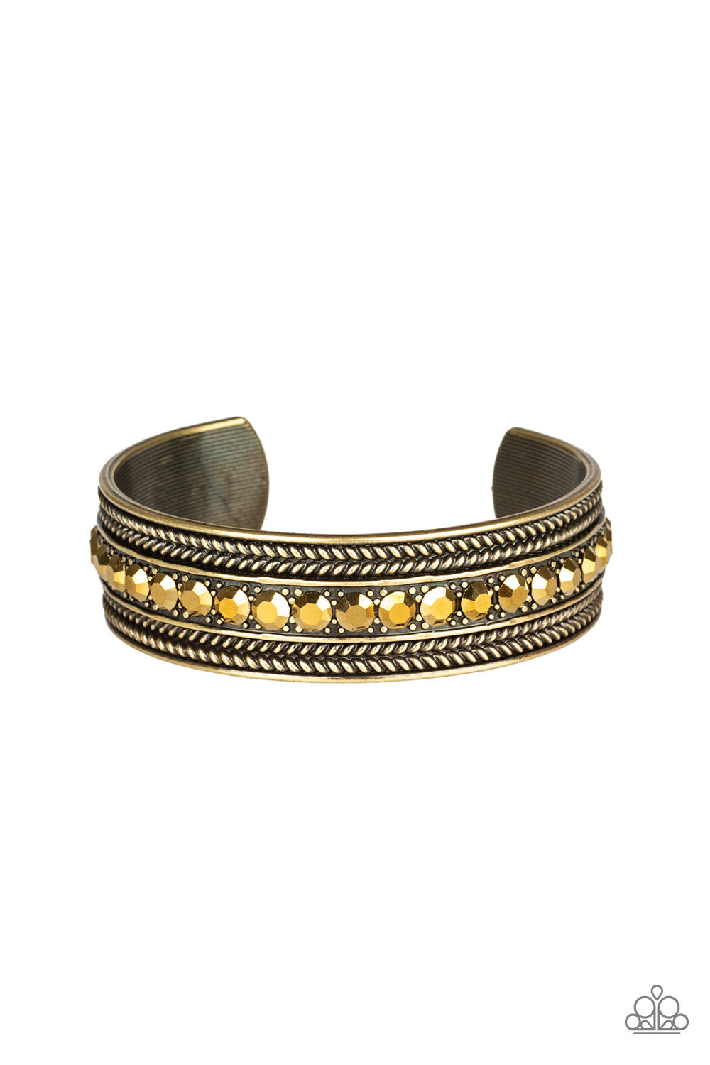 Paparazzi Empress Etiquette - Brass Bracelet