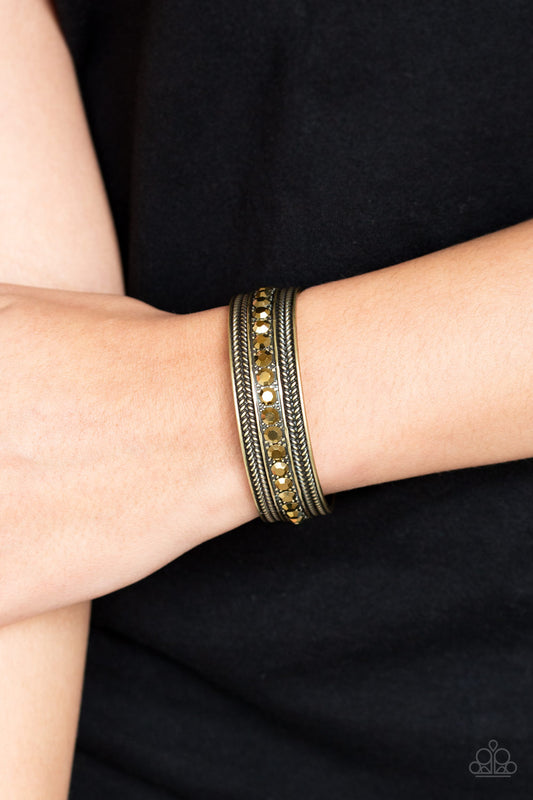 Paparazzi Empress Etiquette - Brass Bracelet