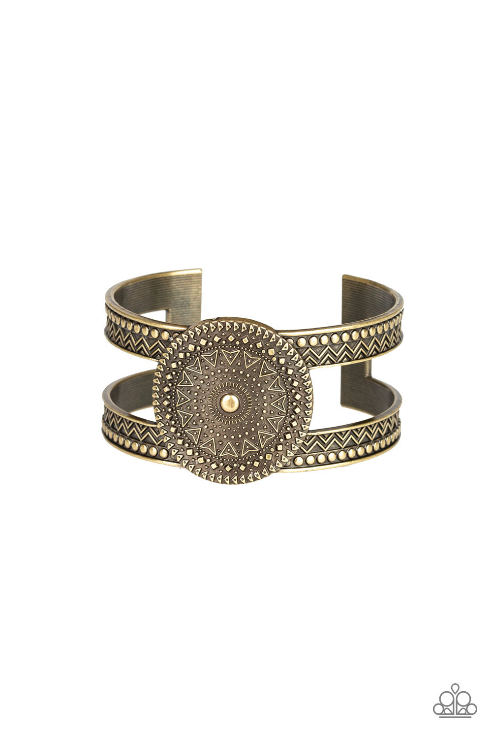 Paparazzi Texture Trade - Brass Bracelet