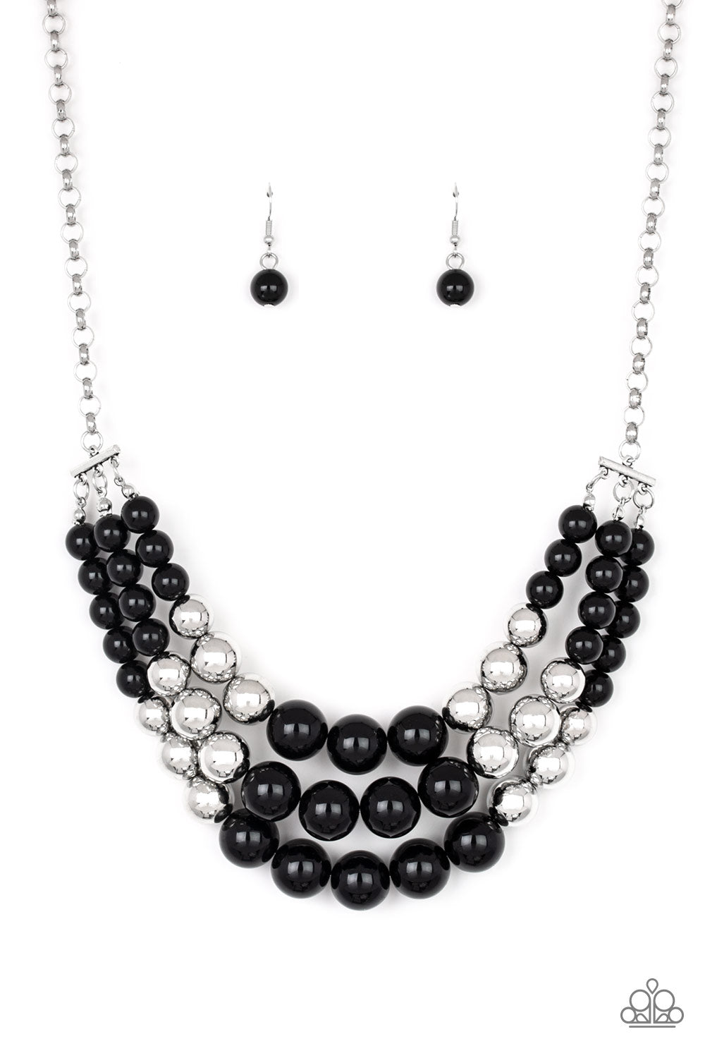 Paparazzi Dream Pop - Black Necklace