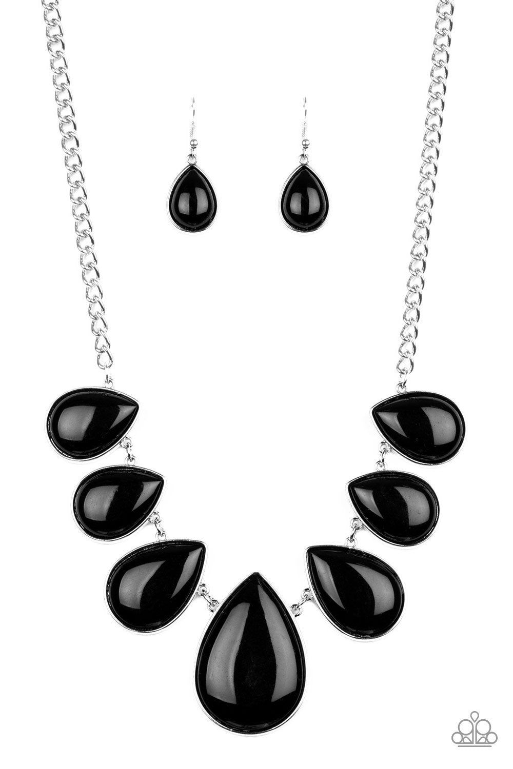 Paparazzi Drop Zone - Black Necklace