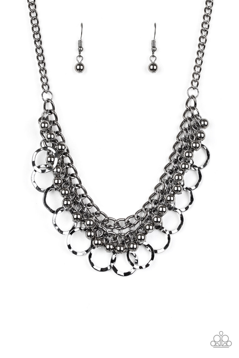 Paparazzi Ring Leader Radiance - Black Necklace