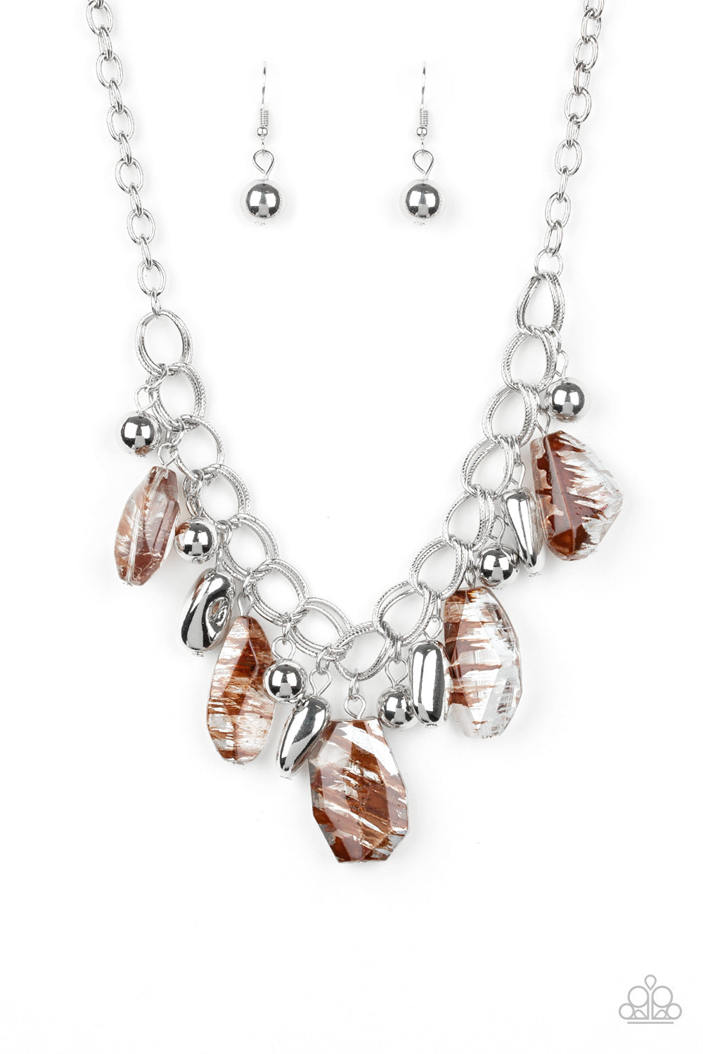 Paparazzi Chroma Drama - Brown Necklace