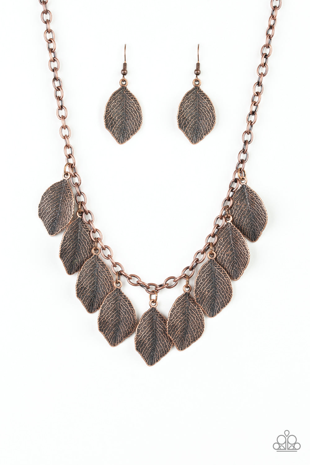 Paparazzi A True Be-LEAF-er - Copper Necklace