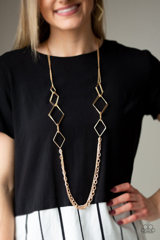 Paparazzi Fashion Fave - Gold Necklace