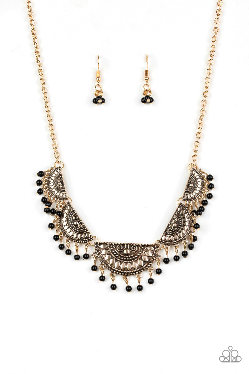 Paparazzi Boho Baby - Gold Necklace