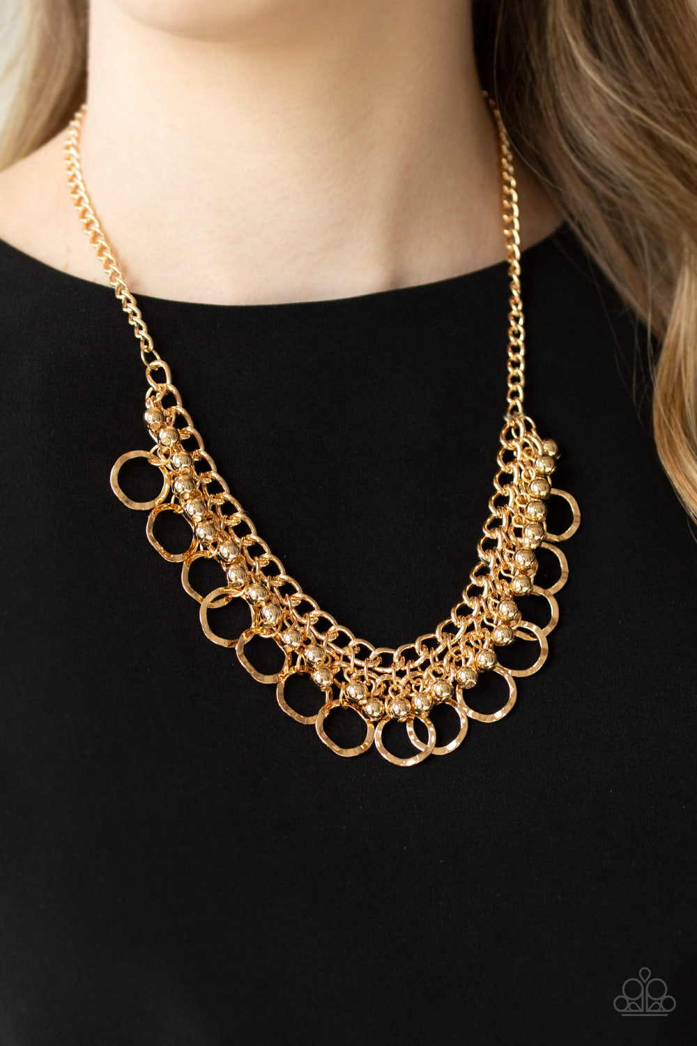 Paparazzi Ring Leader Radiance - Gold Necklace