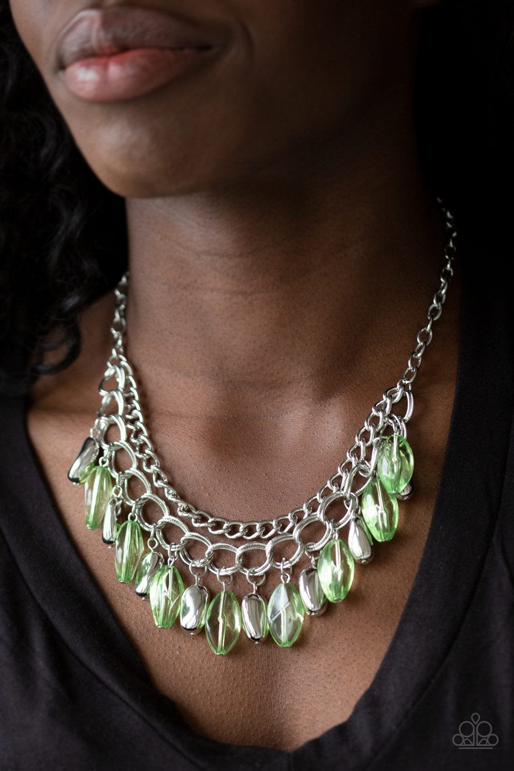 Paparazzi Spring Daydream - Green Necklace