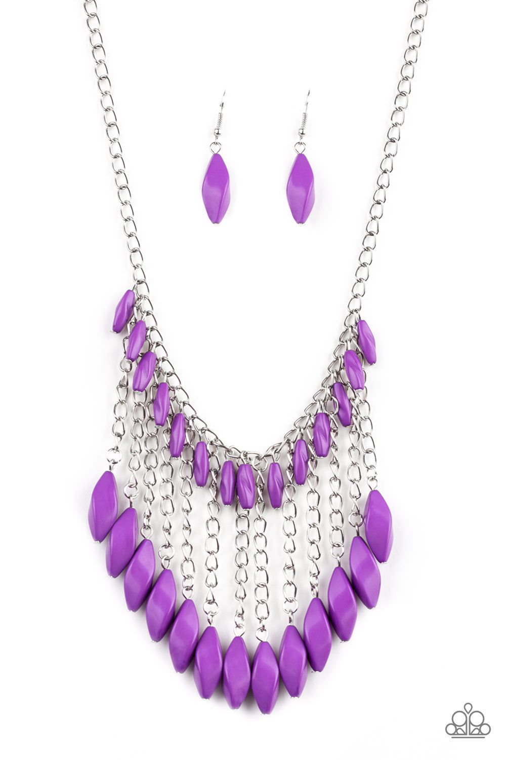 Paparazzi Venturous Vibes - Purple Necklace