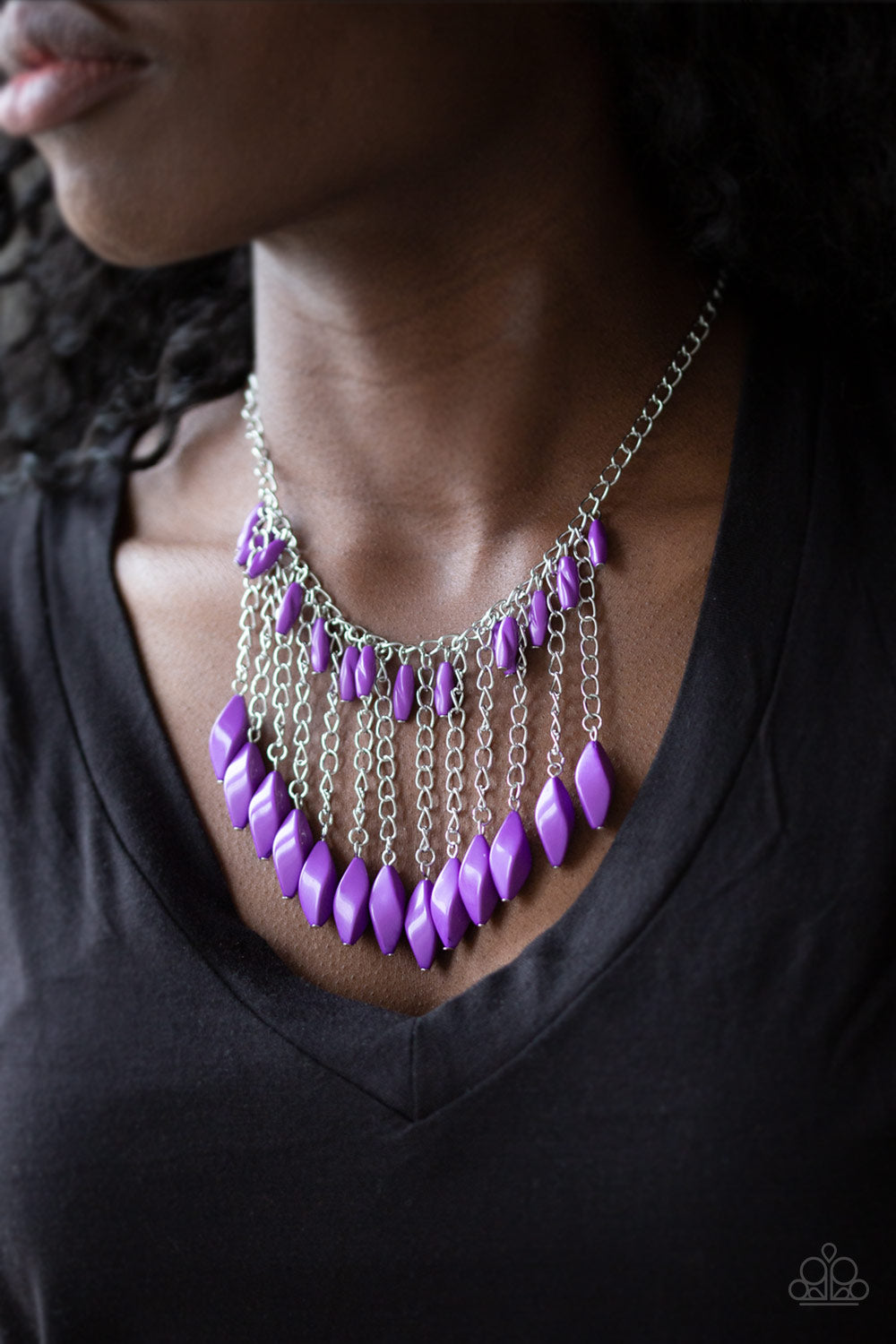 Paparazzi Venturous Vibes - Purple Necklace