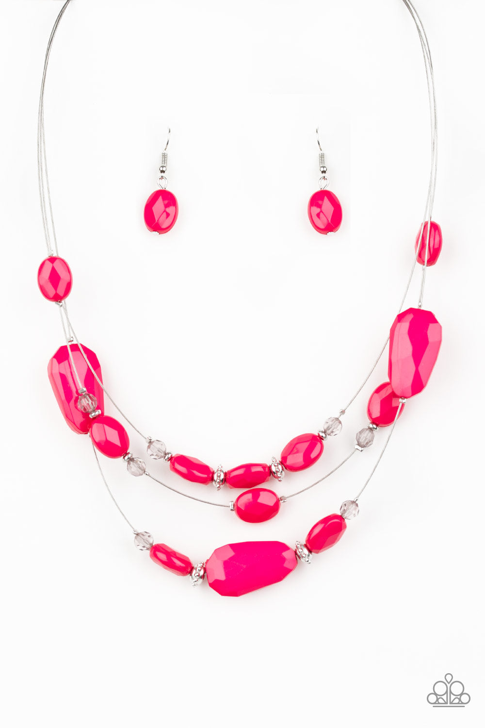 Paparazzi Radiant Reflections - Pink Necklace