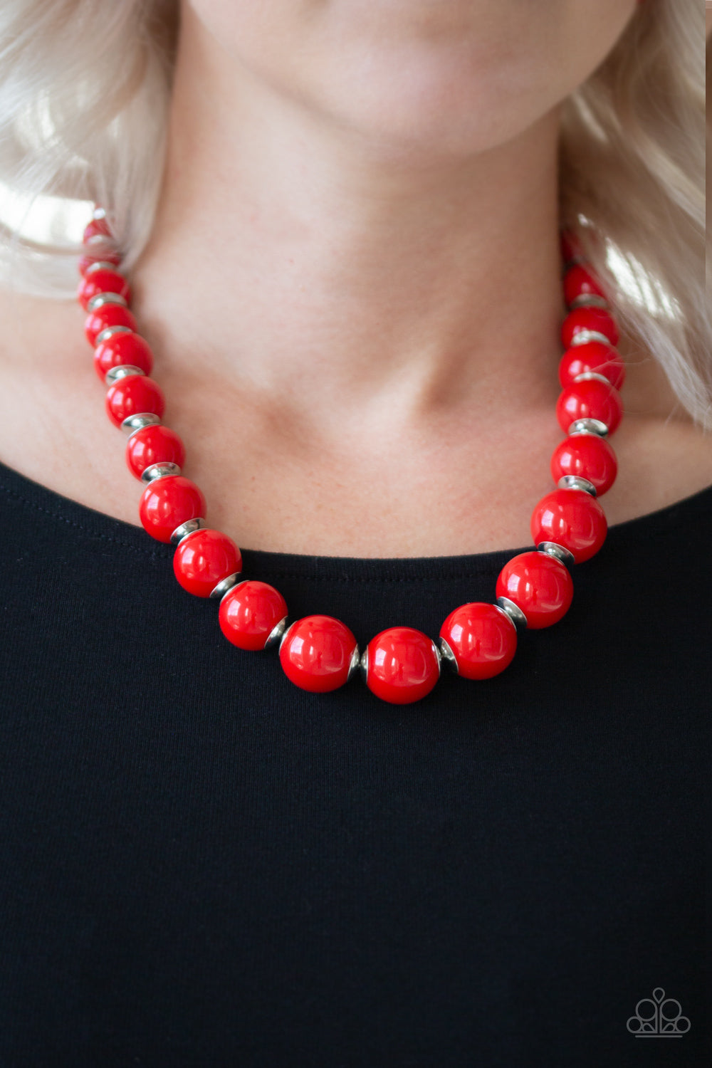 Paparazzi Everyday Eye Candy - Red Necklace