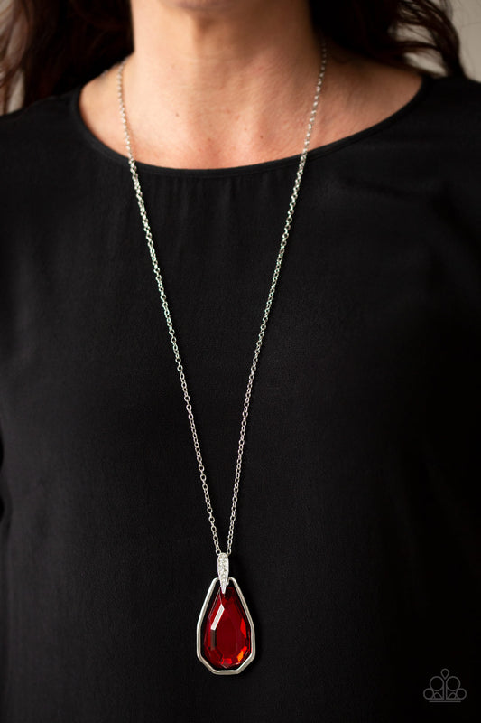 Paparazzi Maven Magic - Red Necklace