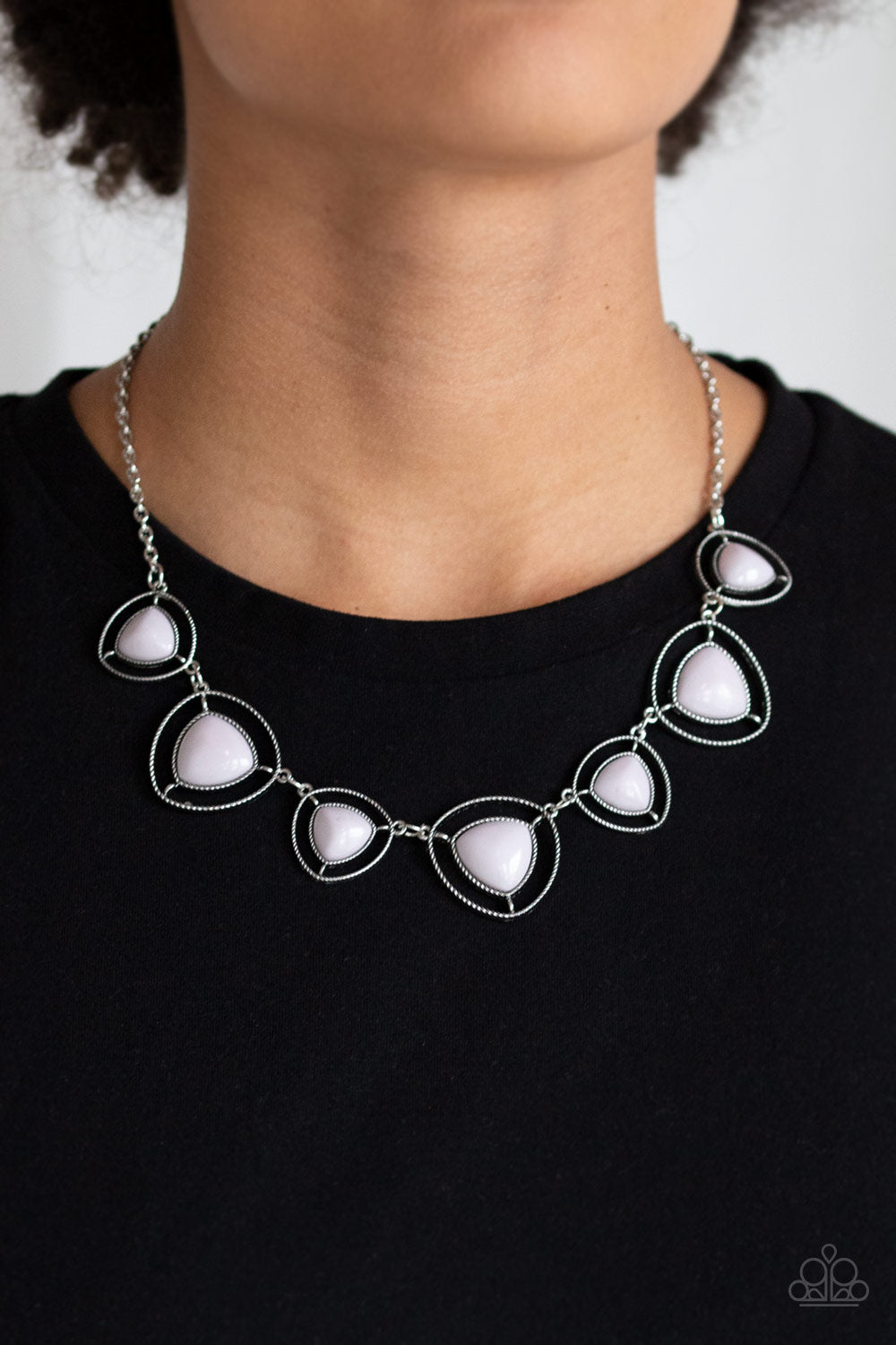 Paparazzi Make A Point - Silver Necklace