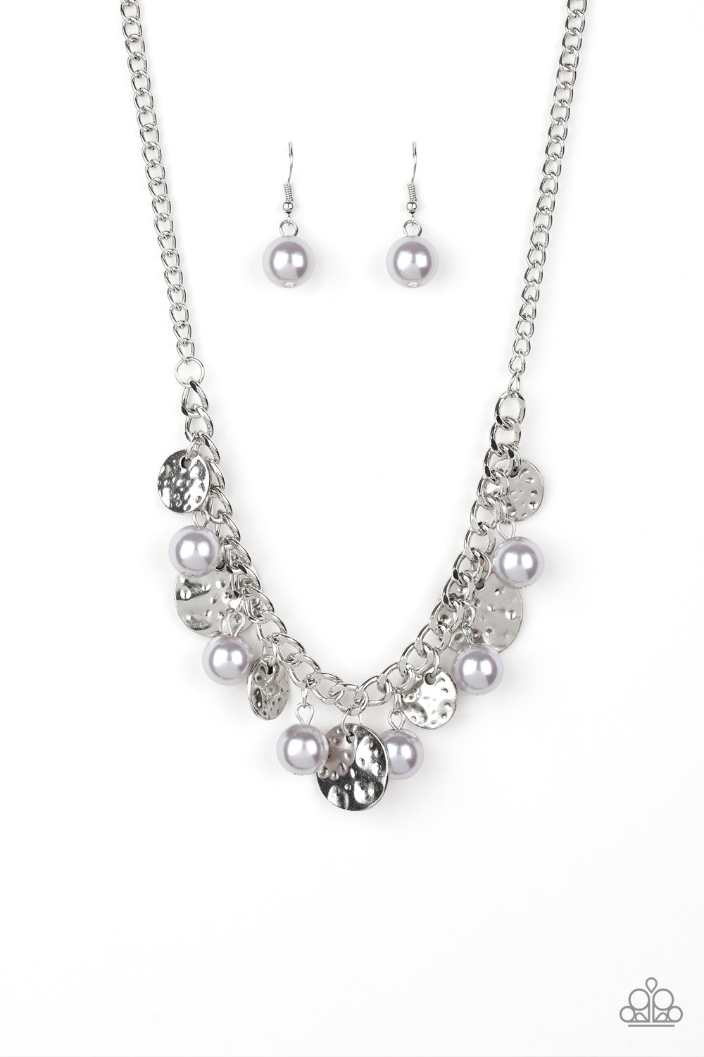 Paparazzi Seaside Sophistication - Silver Necklace