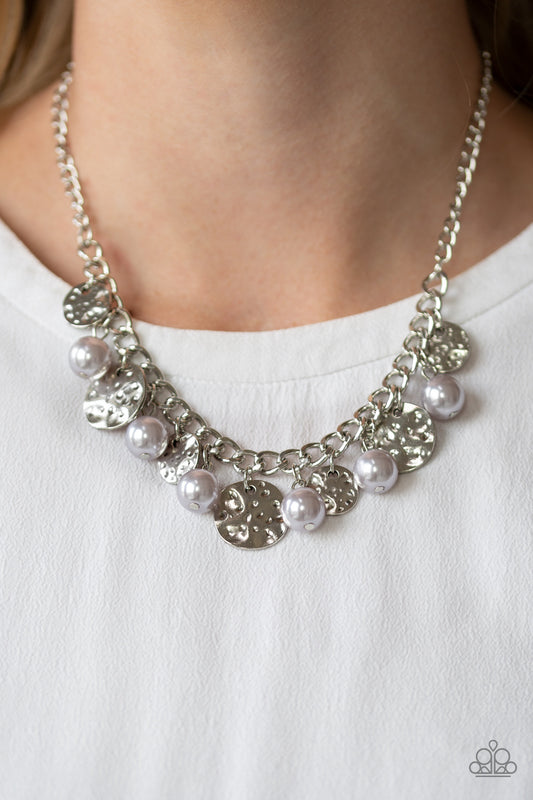 Paparazzi Seaside Sophistication - Silver Necklace