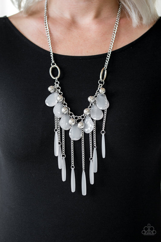 Paparazzi Roaring Riviera - Silver Necklace