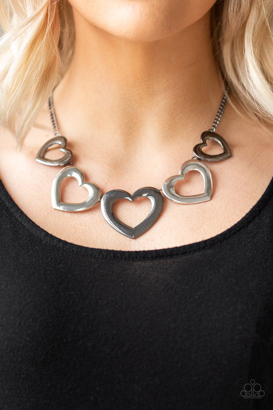 Paparazzi Hearty Hearts - Multi Necklace