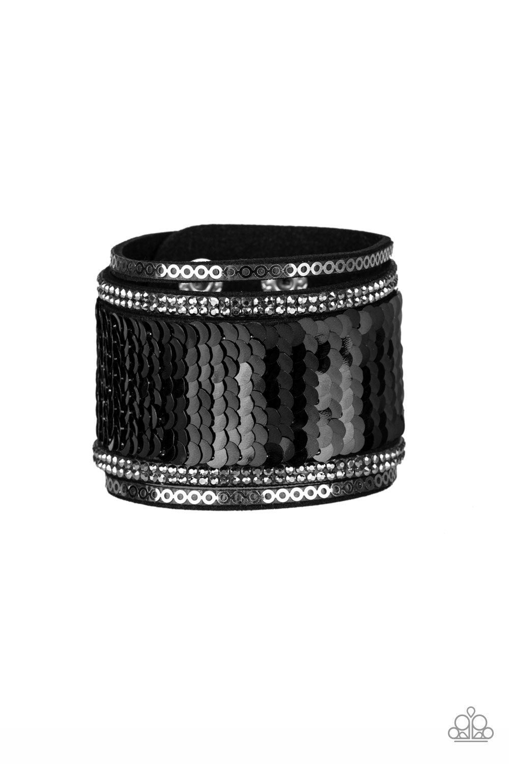 Paparazzi Heads Or MERMAID Tails - Black Bracelet