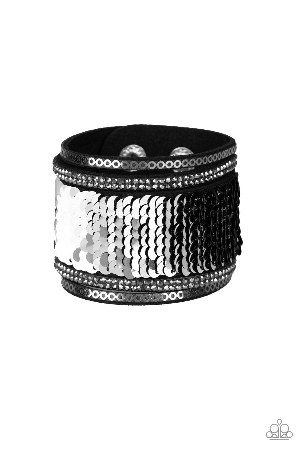 Paparazzi Heads Or MERMAID Tails - Black Bracelet