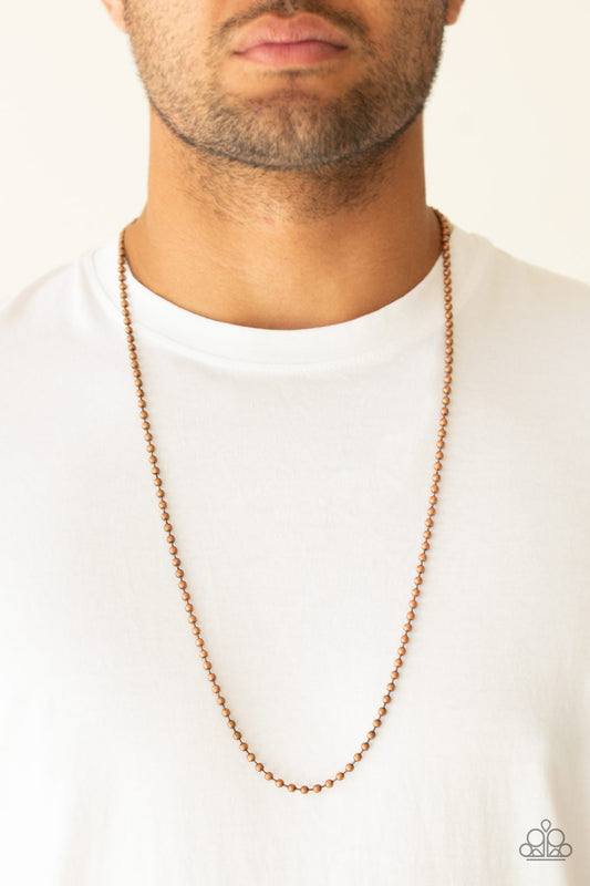 Paparazzi Cadet Casual - Copper Necklace