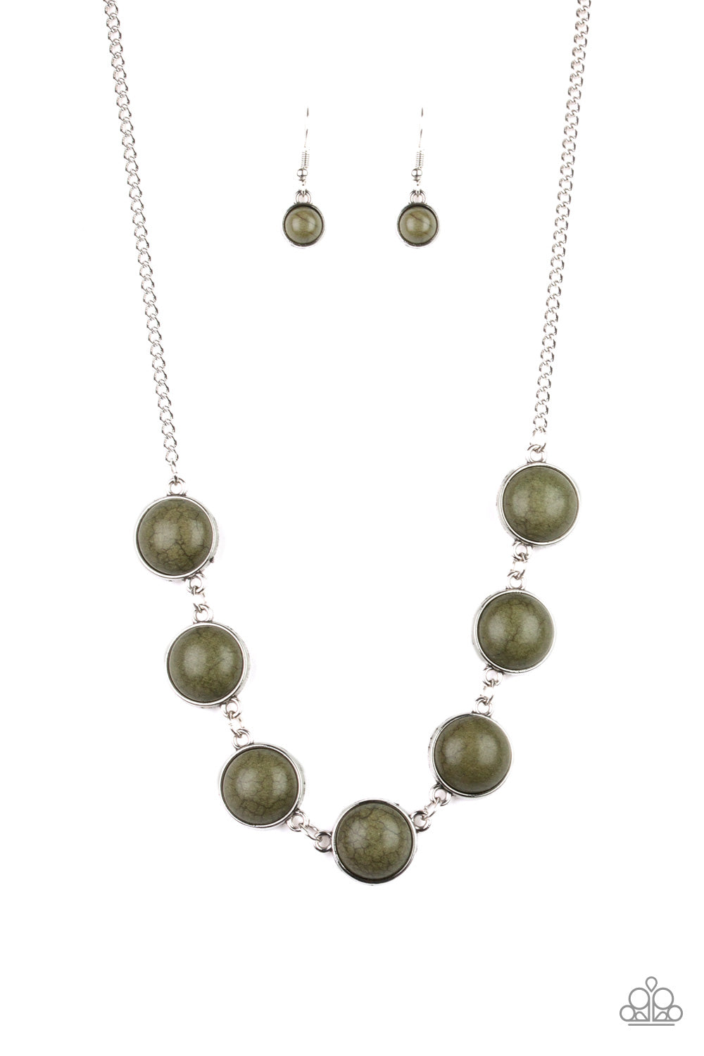 Paparazzi Adobe Attitude - Green Necklace