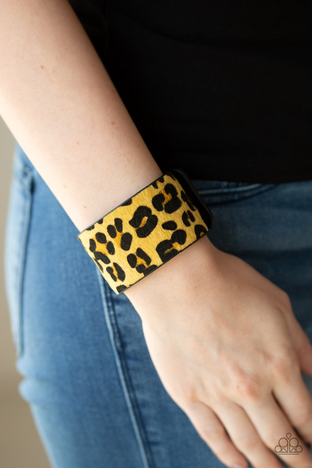 Paparazzi Cheetah Cabana - Yellow Bracelet