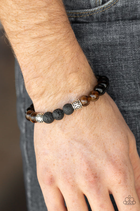 Paparazzi Mantra - Brown Bracelet