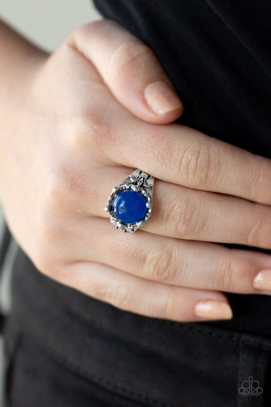 Paparazzi Mojave Treasure - Blue Ring