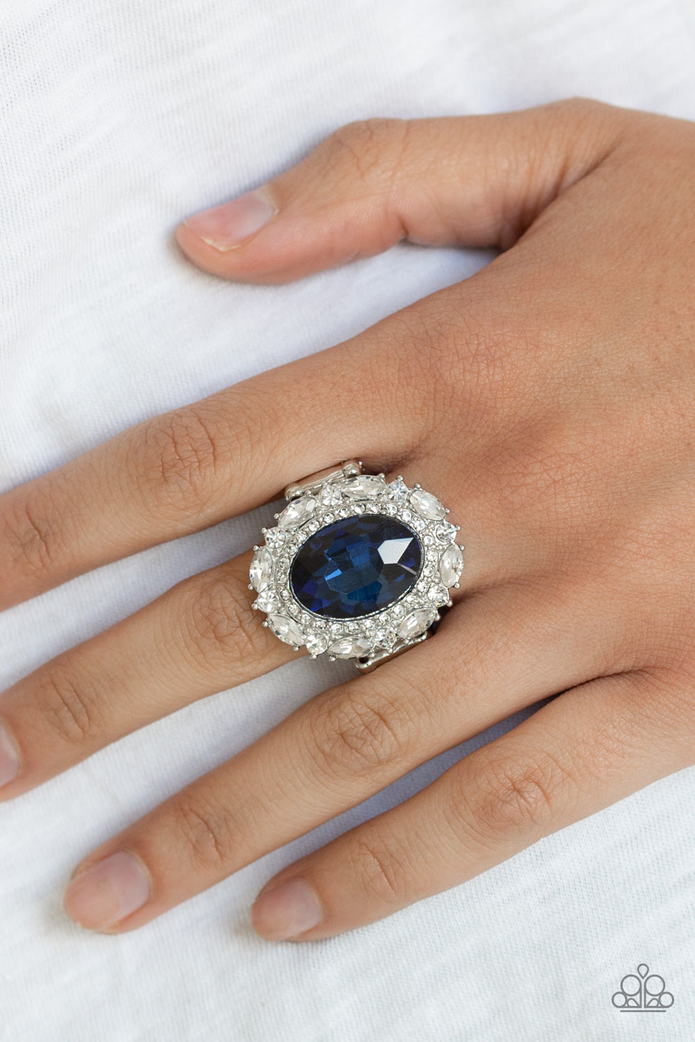 Paparazzi Show Glam - Blue Ring