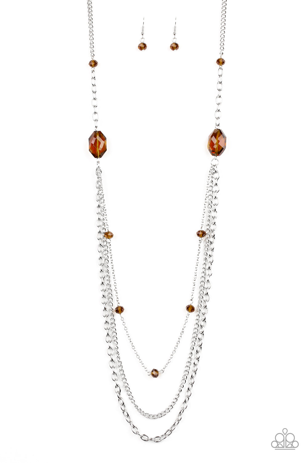 Paparazzi Dare to Dazzle - Brown Necklace