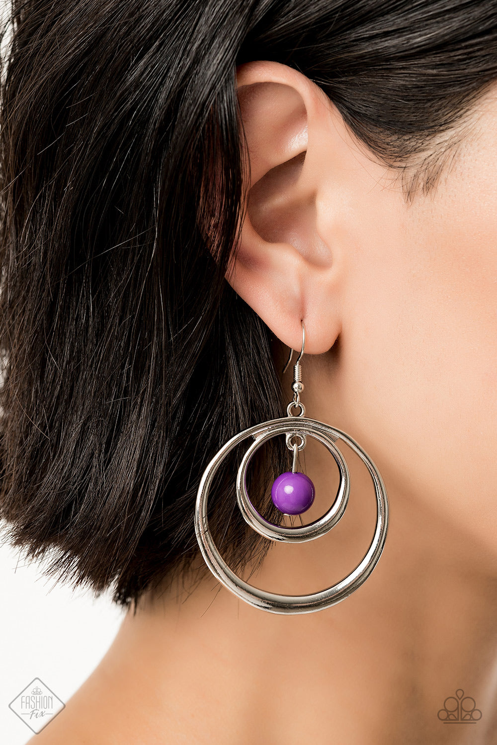 Paparazzi Diva Pop - Purple Earring