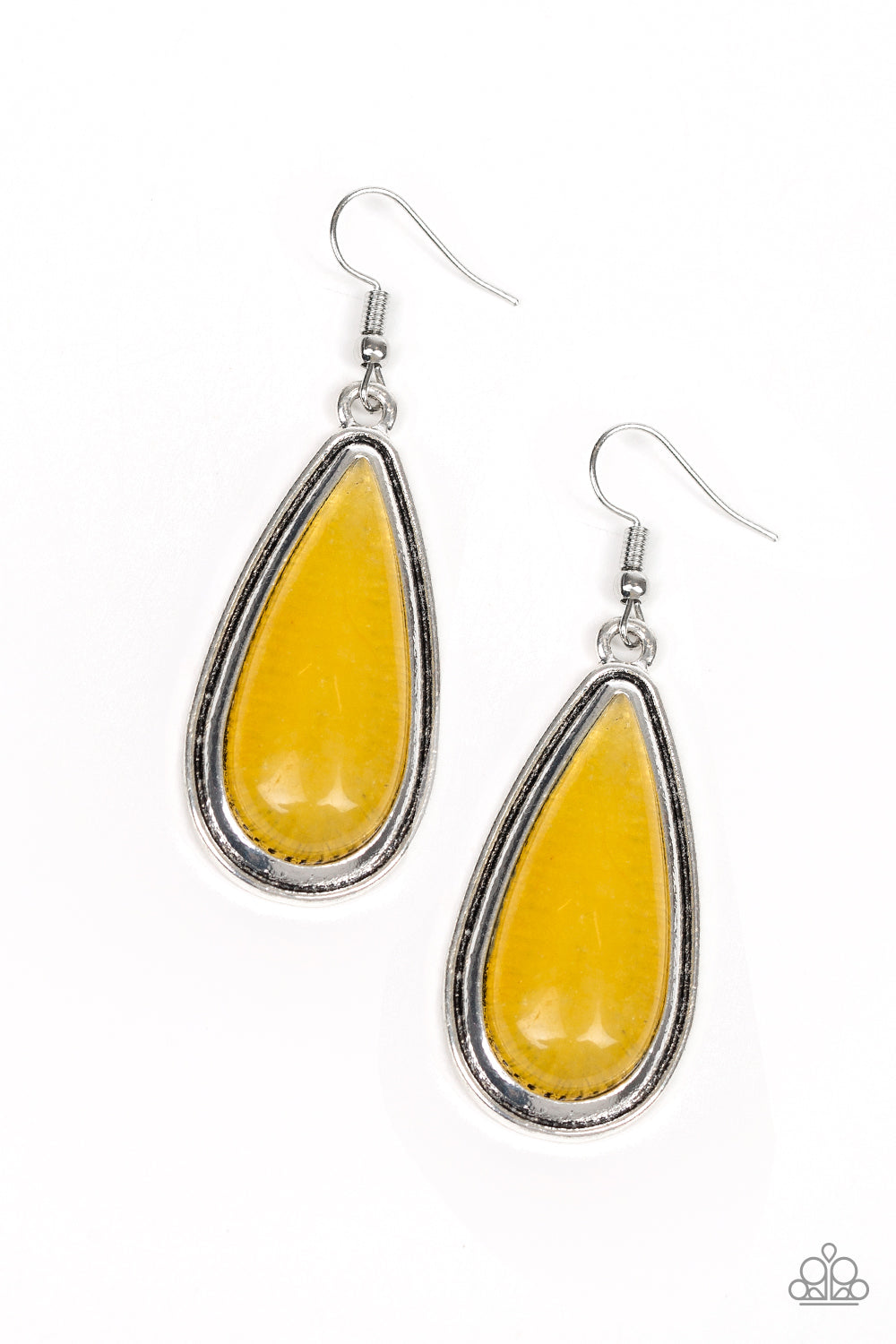 Paparazzi Oasis Sheen - Yellow Earring