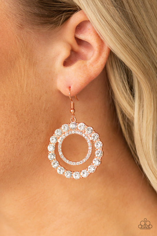 Paparazzi Spotlight Shout Out - Copper Earring