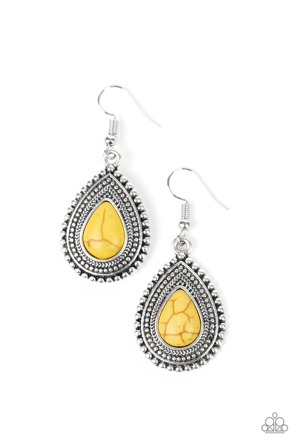 Paparazzi Happy Horizons - Yellow Earring