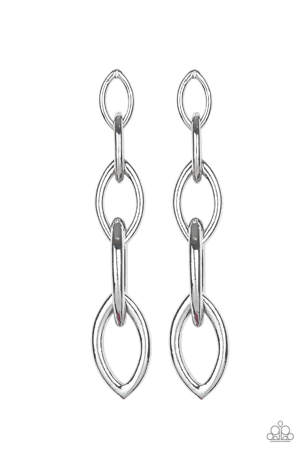 Paparazzi Street Spunk - Silver Earring