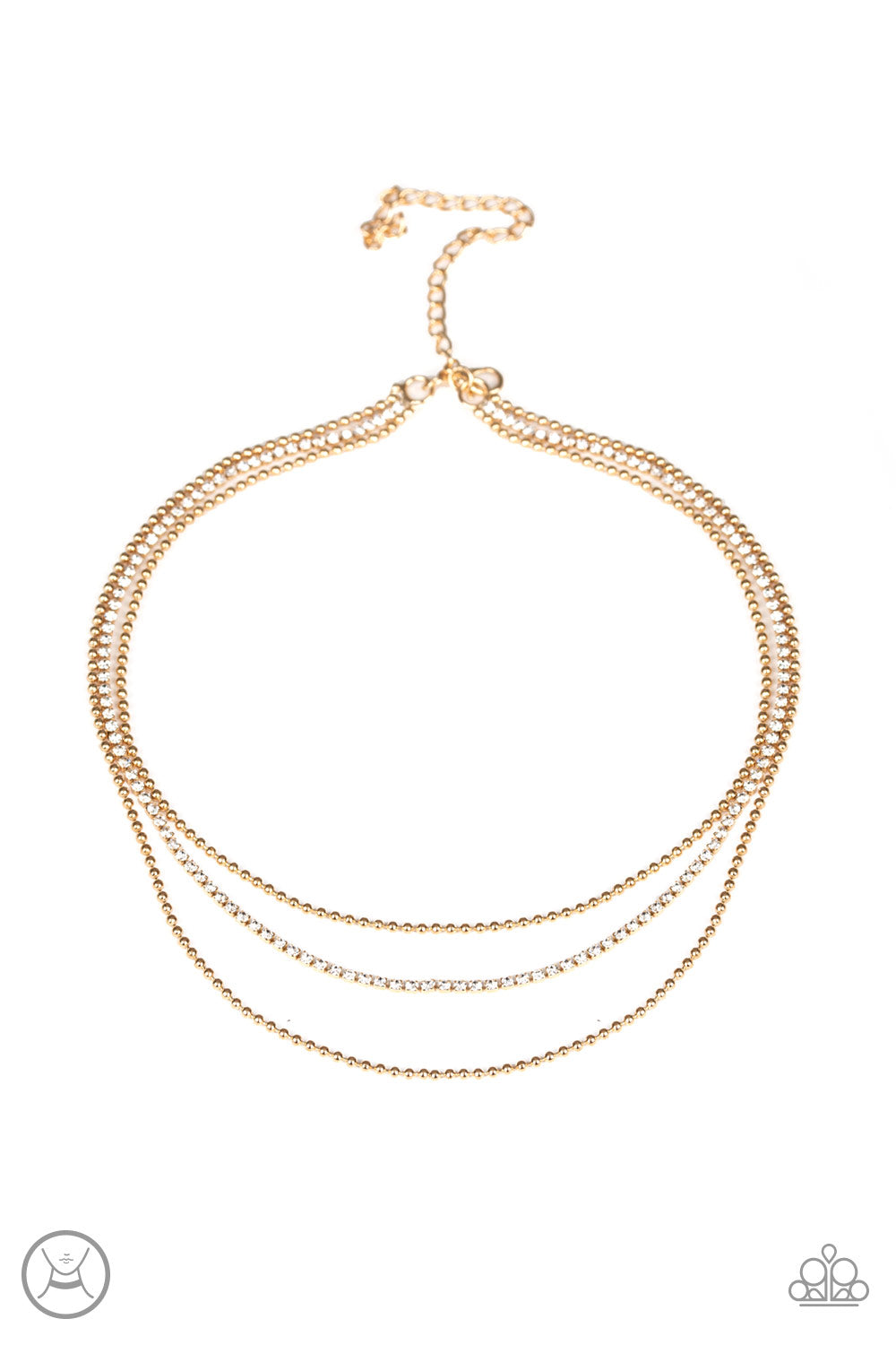 Paparazzi Retro Minimalism - Gold Necklace