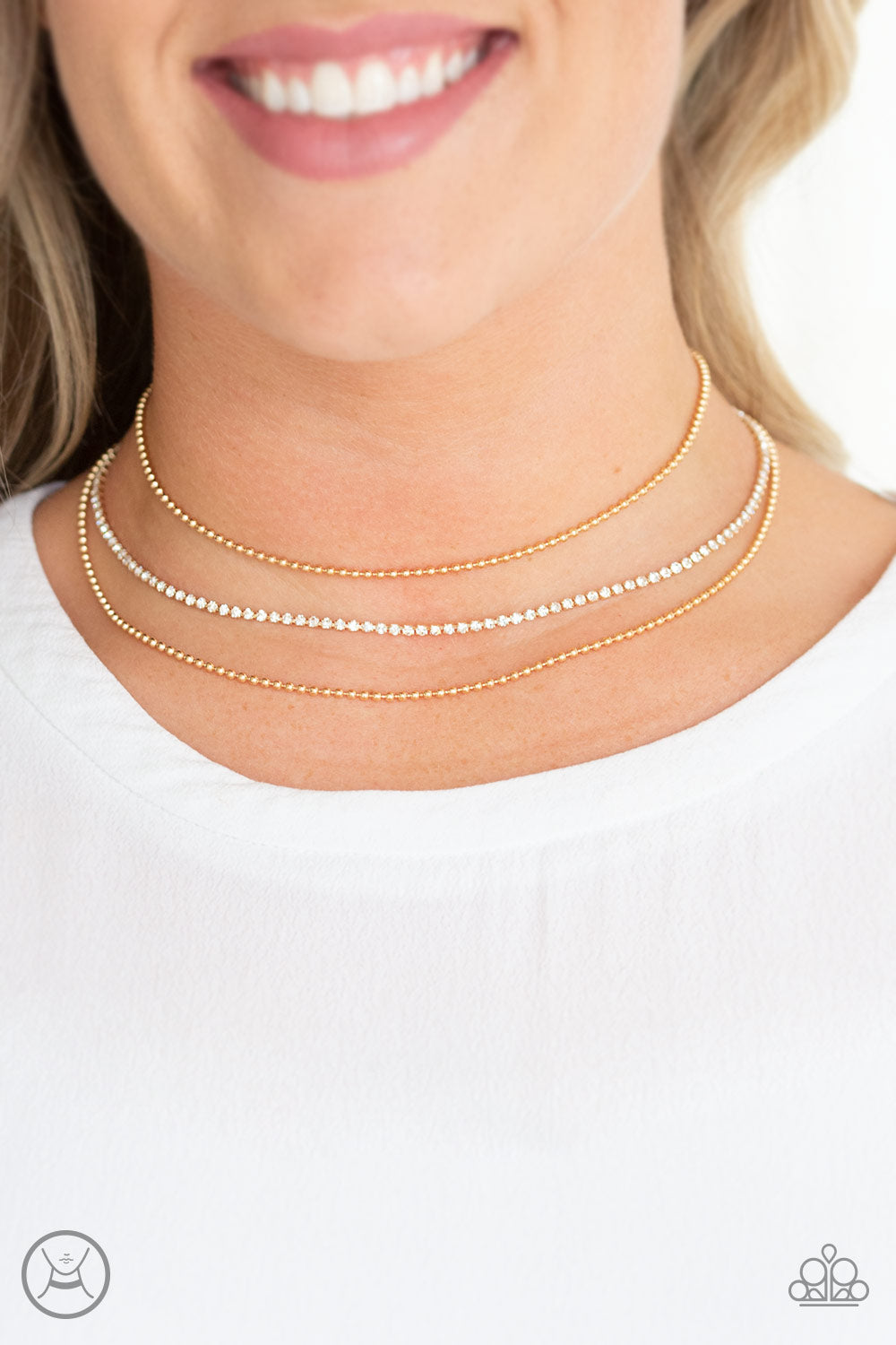 Paparazzi Retro Minimalism - Gold Necklace