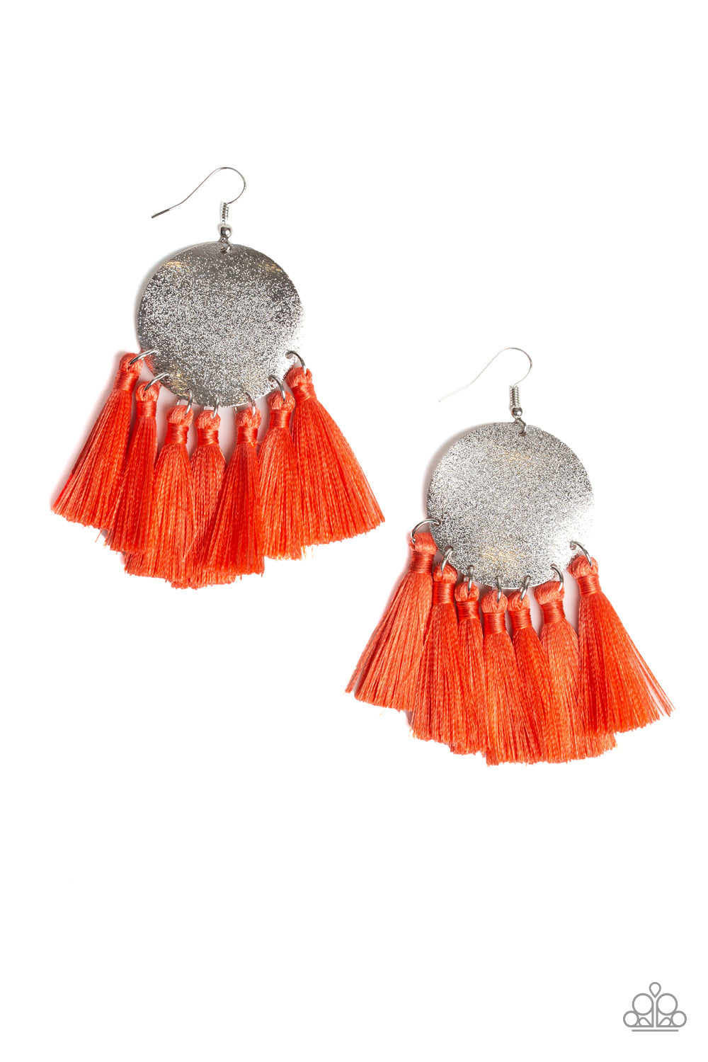 Paparazzi Tassel Tribute - Orange Earring