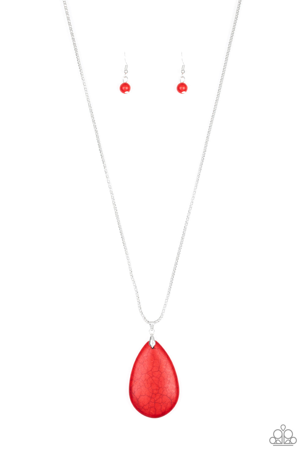 Paparazzi Sedona Sandstone - Red Necklace