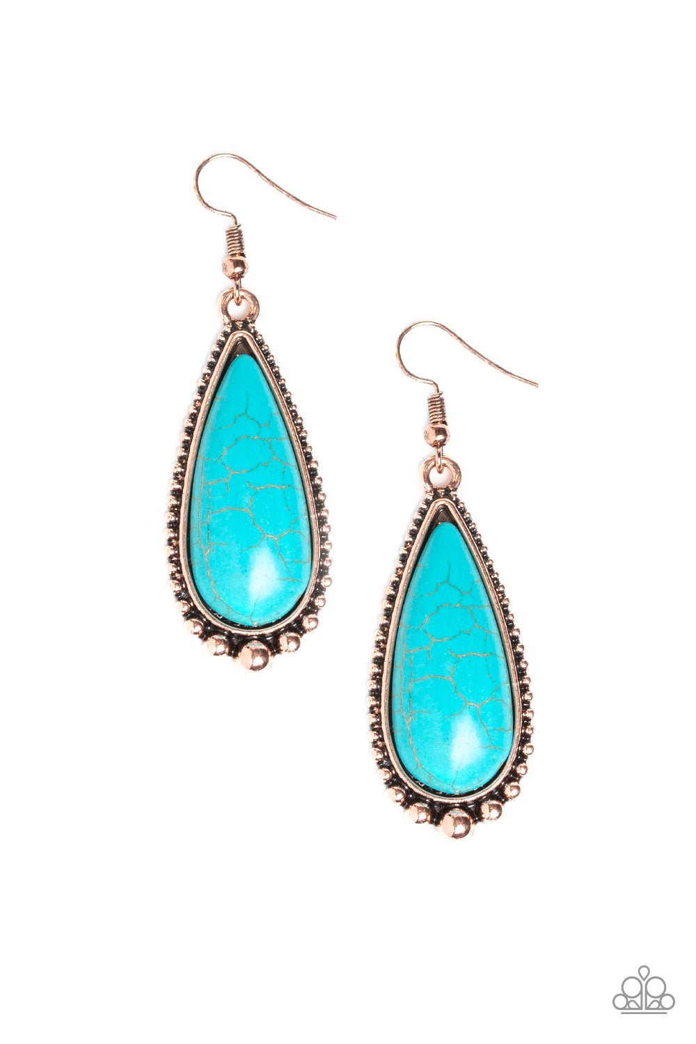 Paparazzi Desert Quench - Copper Earring