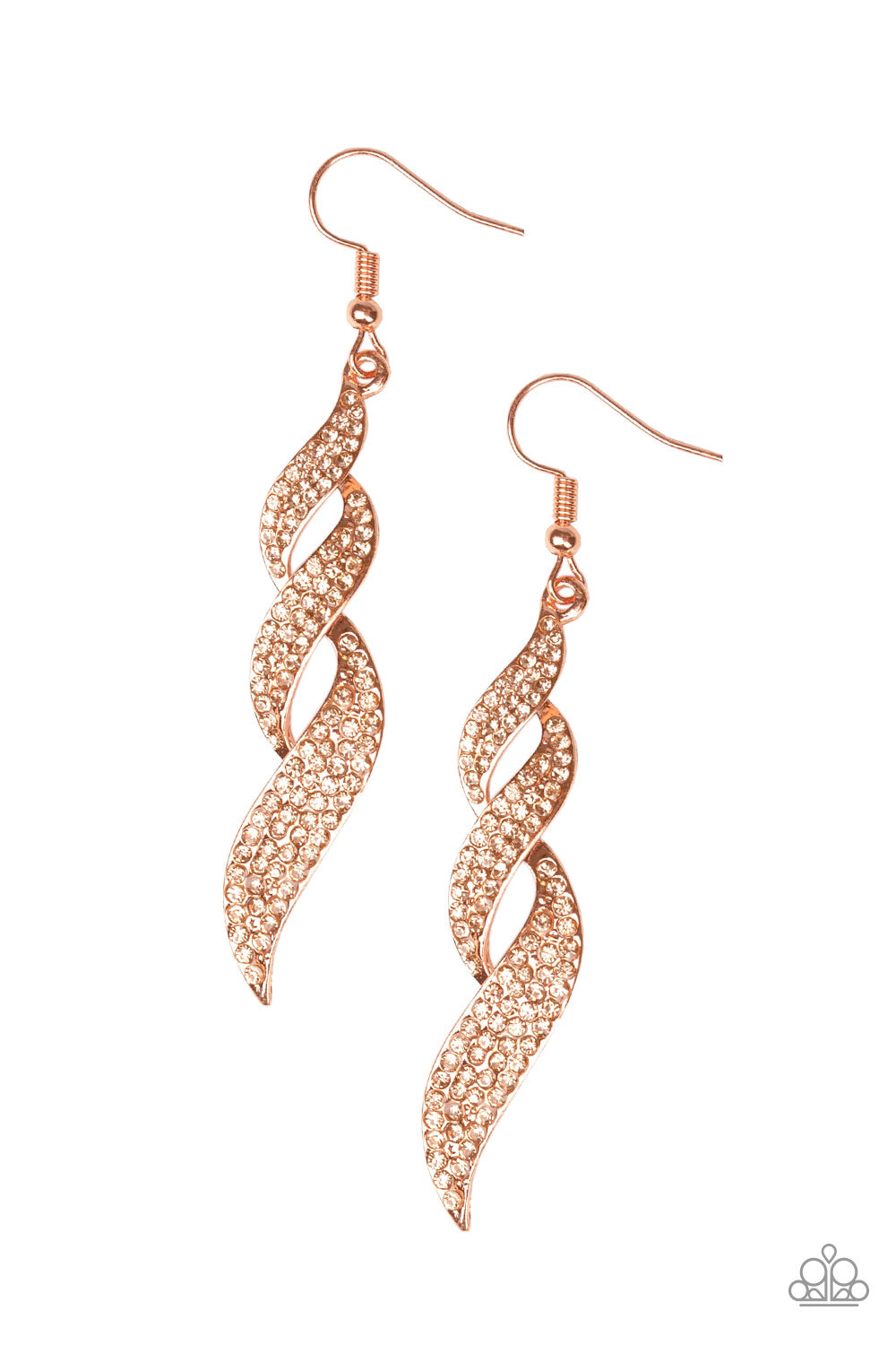 Paparazzi On Fire - Copper Earring