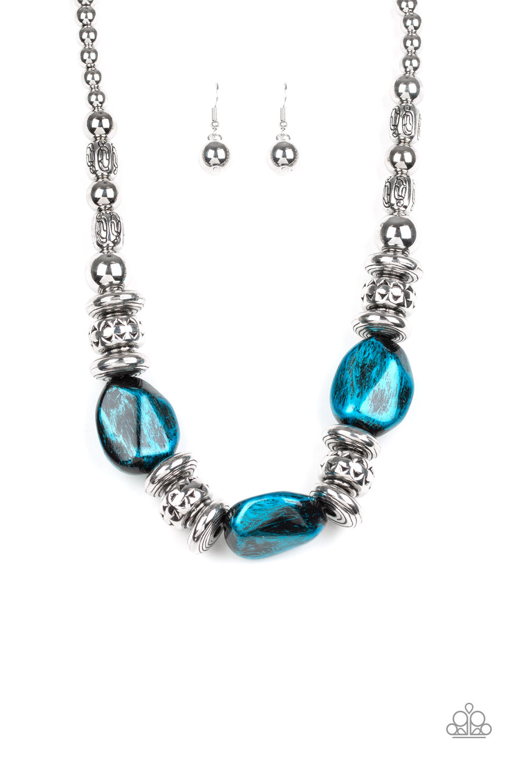 Paparazzi Colorfully Confident - Blue Necklace